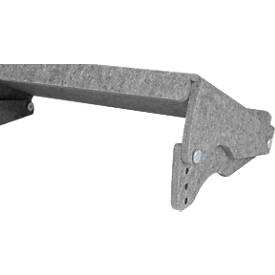 Circular-Line Dokumentenhalter Bakker Elkhuizen Q-doc 515, 60% recyceltes Material, B 515 x T 290 x H 120 mm, lichtgrau