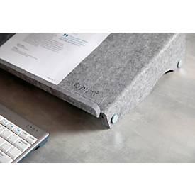 Circular-Line Dokumentenhalter Bakker Elkhuizen Q-doc 515, 60% recyceltes Material, B 515 x T 290 x H 120 mm, lichtgrau