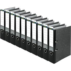 Classeur à levier - format A4 - dos 80 mm - 10 pièces - notre marque Schäfer Shop Select 