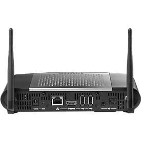 ClickShare Präsentationssystem CSE-200, kabellos, 1920 x 1200 px, bis zu 16 Nutzer, mit 2 Knopfschaltern