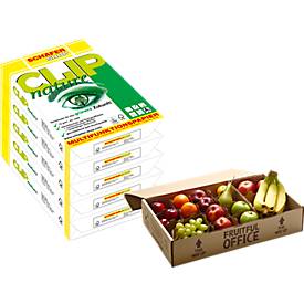 CLIP nature 20.000 Blatt + Obstkiste (Gutschein) GRATIS