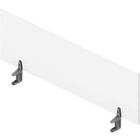 Cloison de séparation de table ARLON-OFFICE, 1400 mm, blanc