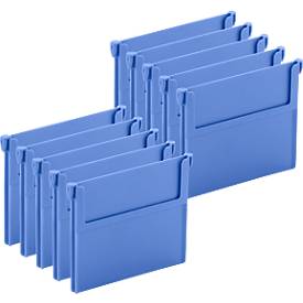 Cloison de séparation pour bacs de rayonnage RK 421/521/621, bleu, 10 p.