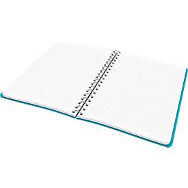 Collegeblock Leitz Cosy, DIN B5, kariert, spiralgebunden, 100 g/m² Papier, 80 Blatt, blau