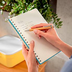 Collegeblock Leitz Cosy, DIN B5, kariert, spiralgebunden, 100 g/m² Papier, 80 Blatt, blau