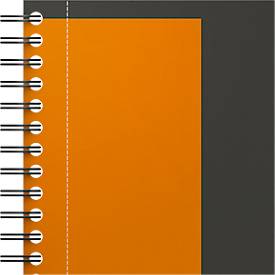 Collegeblock Oxford International Activebook, 80 Seiten, DIN B5, kariert, mit Rand, Optik Paper®, Doppelspiralbindung