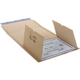 ColomPac Wickelverpackung, B 350 x T 250 x H 78 mm, DHL-optimiert, mit Selbstklebeverschluss, 20 Stück