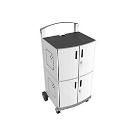 Image of Compulocks CartiPad Duo Tablet / Laptop Charging Rolling Cart 32 Devices EU Power Plug - Wagen - für 32 Tablets