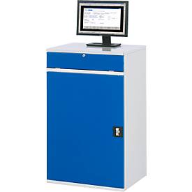 Computer-Schrank Typ 650-M60, B 650 x T 520 x H 1060 mm, stationär