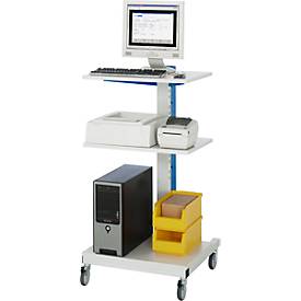 Computer-Ständer Typ 6001, B 650 x T 650 x H 1150 mm, mobil