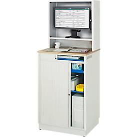Computer-Station adlatus Typ 2015, B 720 x T 660 x H 1810 mm, stationär
