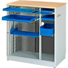 Computer-Station adlatus Typ 6001, B 1030 x T 660 x H 1100 mm, stationär