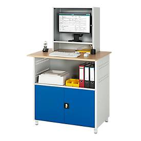 Image of Computer-Station Typ 6018, B 1100 x T 800 x H 1810 mm, stationär