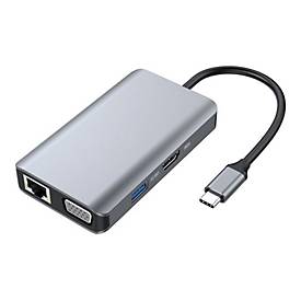 Conceptronic DONN21G - Dockingstation - USB-C 3.2 Gen 1 - HDMI, VGA