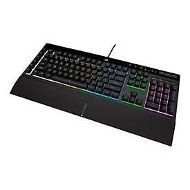 CORSAIR Gaming K55 RGB PRO - Tastatur - Hintergrundbeleuchtung - USB - Deutsch - Schwarz