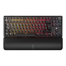 CORSAIR K70 CORE TKL WIRELESS RGB - Tastatur - TKL - hintergrundbeleuchtet - kabellos - Bluetooth, USB, 2.4 GHz