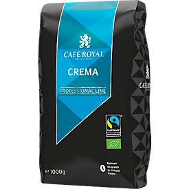 Crema-Bio-Bohnen Café Royal Professional Line, Fairtrade, Stärkegrad 4/5, 1 kg