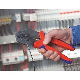 Crimpzange MultiCrimp® L.250mm 5 Wechseleinsätze KNIPEX