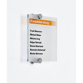 Crystal Sign Türschild, Acrylglas, DIN A4