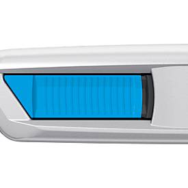 Cutter Martor Secunorm 500, automatischer Klingenrückzug, ergonomischer Griff, Stahlklinge, Schnitttiefe 17 mm, L 143 x B 16 x H 36 mm