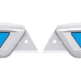 Cutter Martor Secunorm 500, automatischer Klingenrückzug, ergonomischer Griff, Stahlklinge, Schnitttiefe 17 mm, L 143 x B 16 x H 36 mm