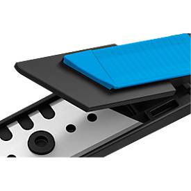 Cutter Martor Secunorm 500, automatischer Klingenrückzug, ergonomischer Griff, Stahlklinge, Schnitttiefe 17 mm, L 143 x B 16 x H 36 mm