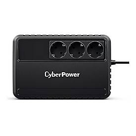 CyberPower BU Series BU650EU - USV - 360 Watt - 650 VA - Ausgangsanschlüsse: 3 - Schwarz