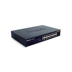 D-Link DES 1016D - Switch - 16 x 10/100 - Desktop