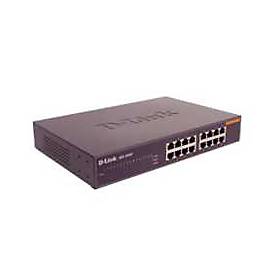 D-Link DES 1016D - Switch - 16 x 10/100 - Desktop
