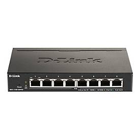 D-Link DGS 1100-08PV2 - Switch - Smart - 8 x 10/100/1000 (PoE) - Desktop - PoE (64 W)