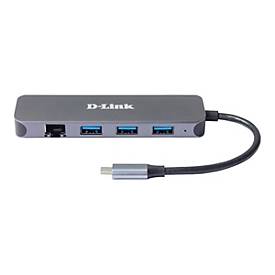 D-Link DUB-2334 - Dockingstation - USB-C - HDMI - 1GbE