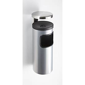 Dach für Sicherheitsaschenbecher, geeignet für alle Sicherheitsaschenbecher mit Ø 90-180 mm, inkl. Montagematerial, Edelstahl