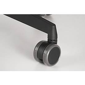 Dauphin Bürostuhl to-strike work comfort pro, mit Armlehnen, Synchronmechanik, Muldensitz, schwarz