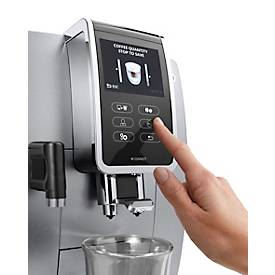 De'Longhi Kaffeevollautomat Dinamica Plus ECAM 370.95.S, für Bohnen, 1450 W, bis 1,8 l/300 g, „Mein Kaffee“ Funktion, Milchaufschäumer, silber