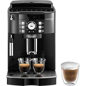 De'Longhi Kaffeevollautomat ECAM 21.117.B, für Bohnen/Pulver, 1450 W, bis 1,8 l/250 g, Milchaufschäumer, schwarz