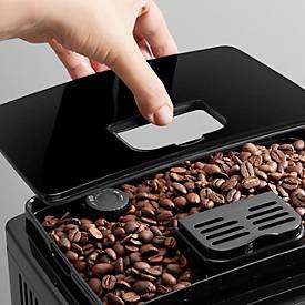 De'Longhi Kaffeevollautomat ECAM 21.117.B, für Bohnen/Pulver, 1450 W, bis 1,8 l/250 g, Milchaufschäumer, schwarz