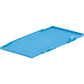 Deckel C-KLT-D 32 PP, f. Kleinladungsträger C-KLT, B 300 x T 200 mm, hellblau