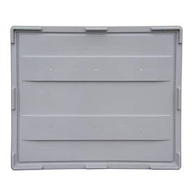 Deckel FP-EDA 1210 LID, für Big Box Großbehälter mit Außenmaßen L 1000 x B 1200 mm, Polypropylen, grau