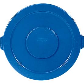 Deckel für Brute-Container 75 l, Ø 505 mm, rund, blau