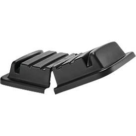 Deckel für Transportwanne Rubbermaid Cube Truck, passend für Cube Truck 0,3 m³, L 1095 x B 698 mm, schwarz