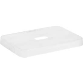 Deckel Sunware®, für Sigma Home Box mit Volumen 5 l, mit Griffen, L 165 x B 240 x H 25 mm, Recycling-Polypropylen, transparent