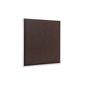 Deckenpaneele colorPAD®, für Rasterdecken, B 620 x T 620 x H 17 mm, dunkelbraun/meliert, glatt