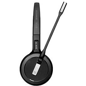 DECT Headset EPOS | Sennheiser IMPACT SDW 5011, kabellos, monaural, 3 Tragearten, UC-optimiert, Skype-zertifiziert, ActiveGard®, mit DECT-Dongle