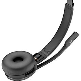 DECT Headset EPOS | Sennheiser IMPACT SDW 5031, kabellos, monaural, mit Kopfbügel, UC-optimiert, Skype-zertifiziert, ActiveGard®, inkl. DECT-Dongle