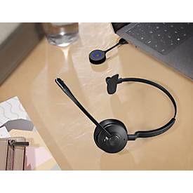 DECT Headset Jabra Engage 55 Mono, schnurlos, USB-C-Adapter, kompatibel zu MS Teams, bis zu 13 Std. Akku