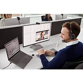 DECT Headset Jabra Engage 55 Stereo, schnurlos, USB-A-Adapter, kompatibel zu Unified Communications, bis zu 13 Std. Akku