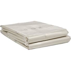 Deiss Abfallsäcke, 1000 l, Stärke 40 μ, Recycling-LDPE, transparent, 50 Stück