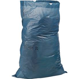 Deiss Abfallsäcke, 120 l, mit Zugband, Stärke 35 μ, Recycling-LDPE, blau, 10 Stück