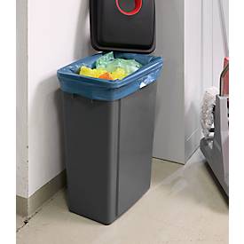 Deiss Abfallsäcke, 120 l, mit Zugband, Stärke 35 μ, Recycling-LDPE, blau, 10 Stück