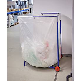 Deiss Abfallsäcke, 2500 l, Stärke 55 μ, Recycling-LDPE, transparent, 25 Stück